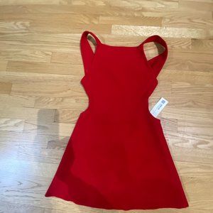 Red Mini Dress ZARA